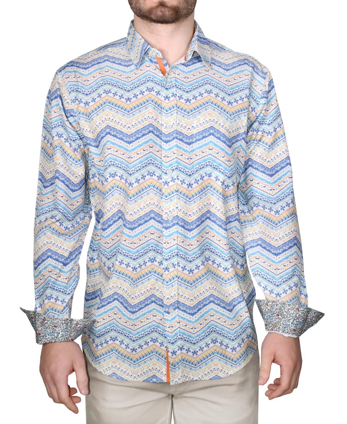 Vintage 1946 Mens Printed Long-Sleeve Woven Shirt Product Image