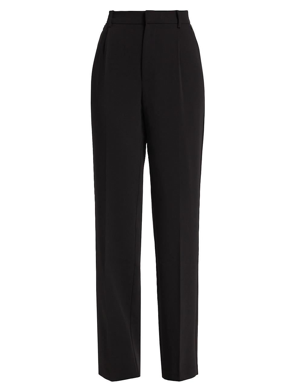 Good American Luxe Suiting Column Wide Leg Trousers Product Image