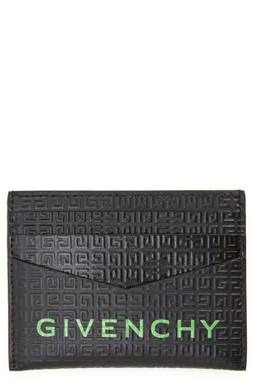 Givenchy 4G Debossed Leather Card Holder Product Image