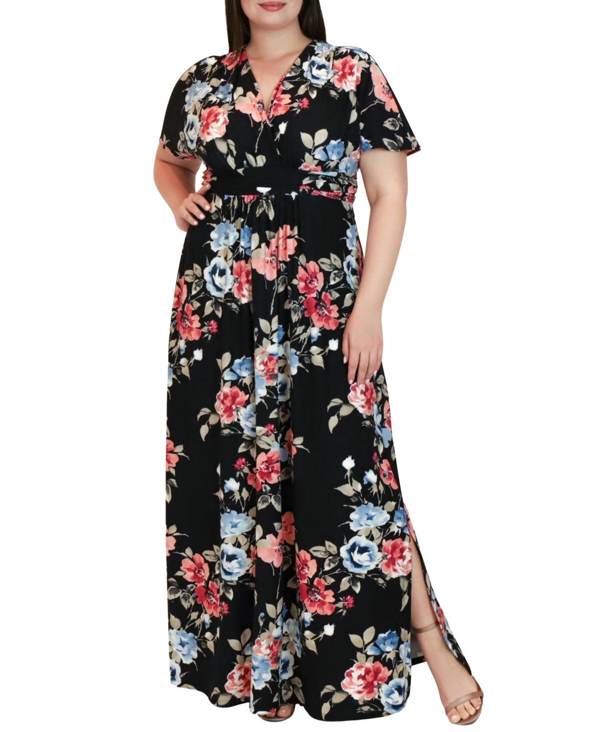 Womens Vienna Floral Jersey Maxi Dress Product Image