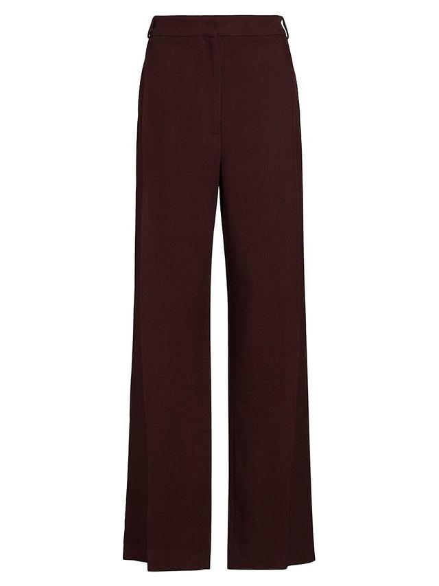 Womens Gabrielle Wide-Leg Trousers Product Image