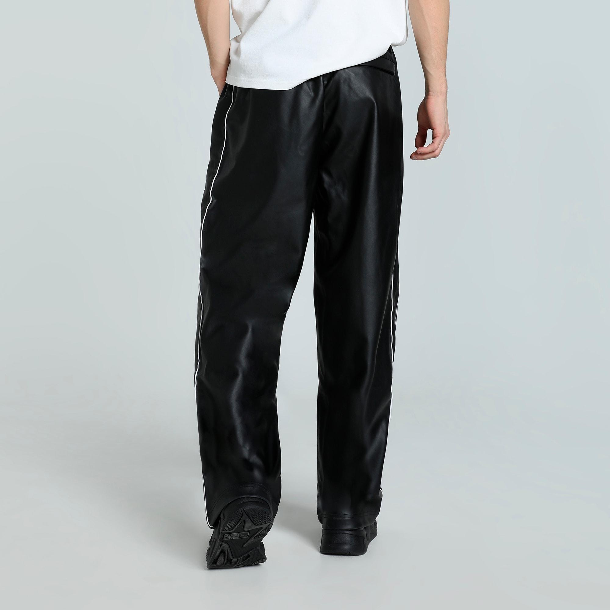 T7 Pleather Men's Track Pants Product Image