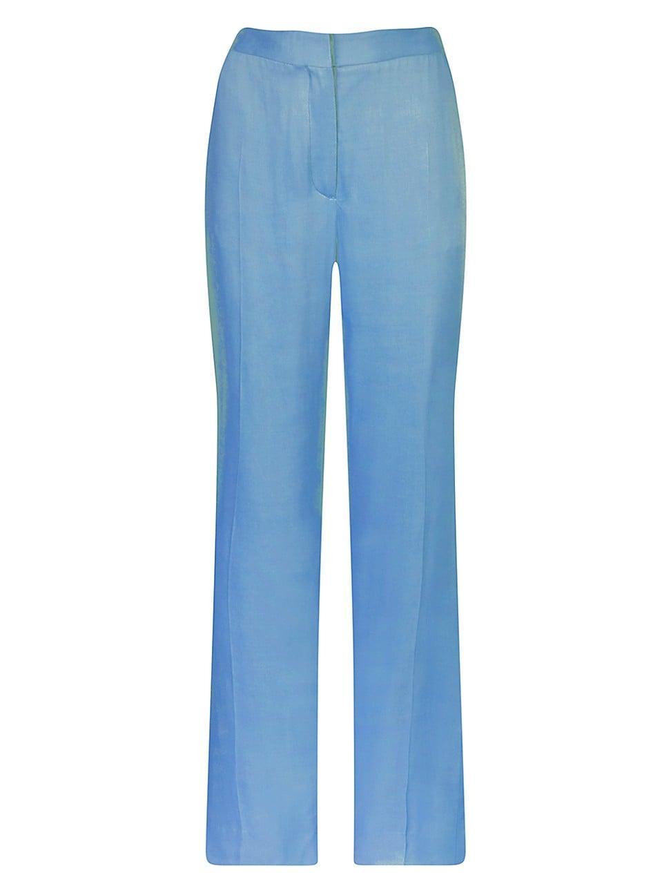 Womens Loria Crepe Wide-Leg Pants Product Image