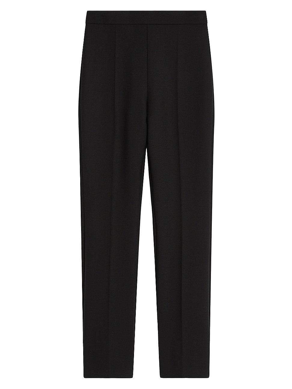 Womens Wool-Blend Gabardine Pants product image