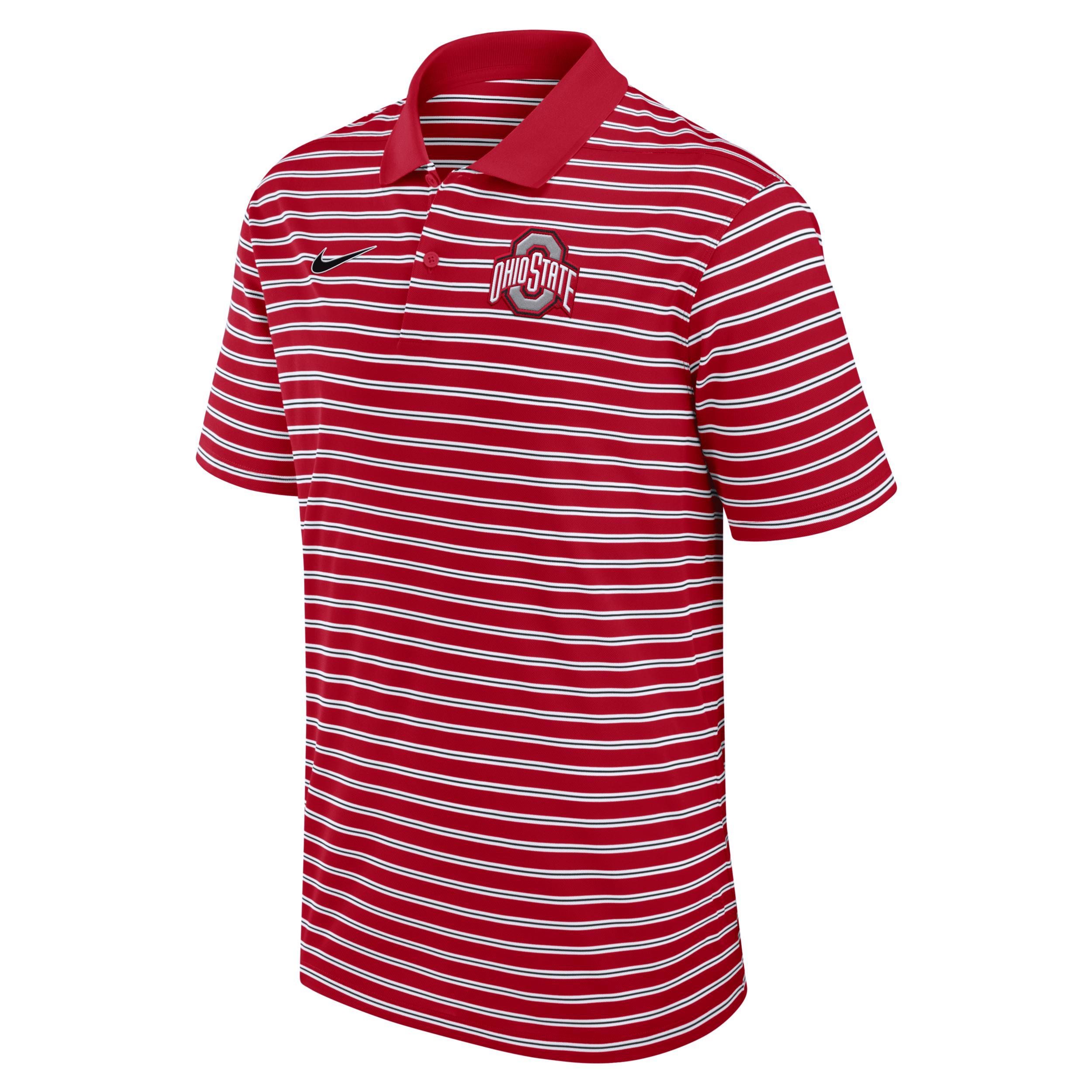 Men's Oklahoma Sooners Primetime Victory Striped Jordan Dri-FIT College Polo Product Image