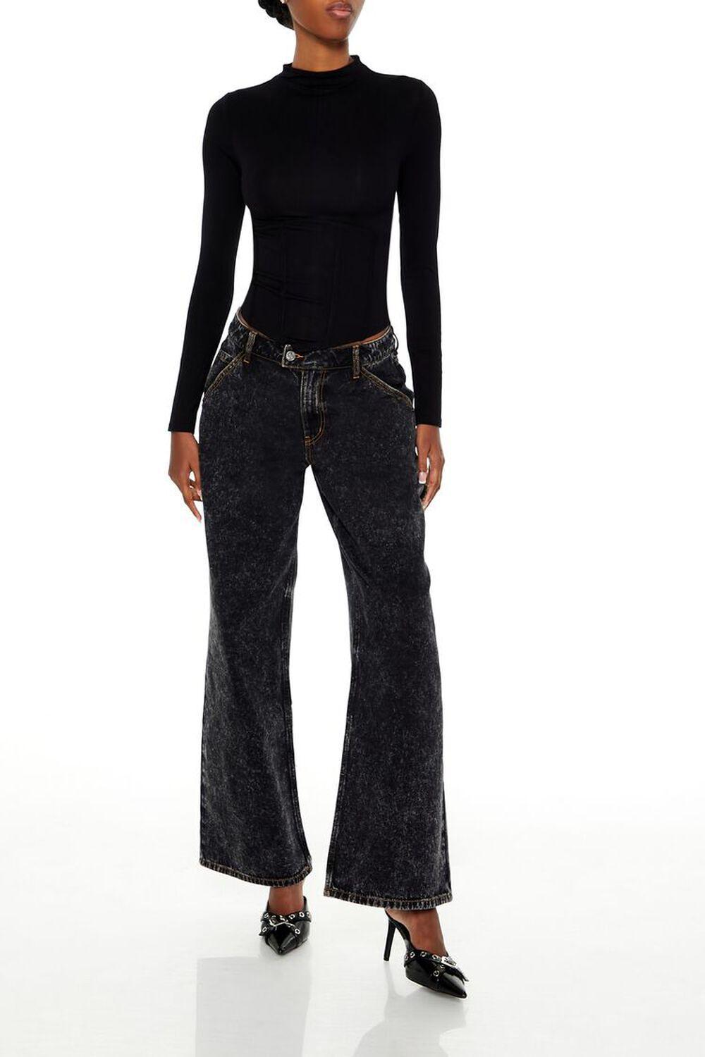 Corset High-Neck Top | Forever 21 Product Image