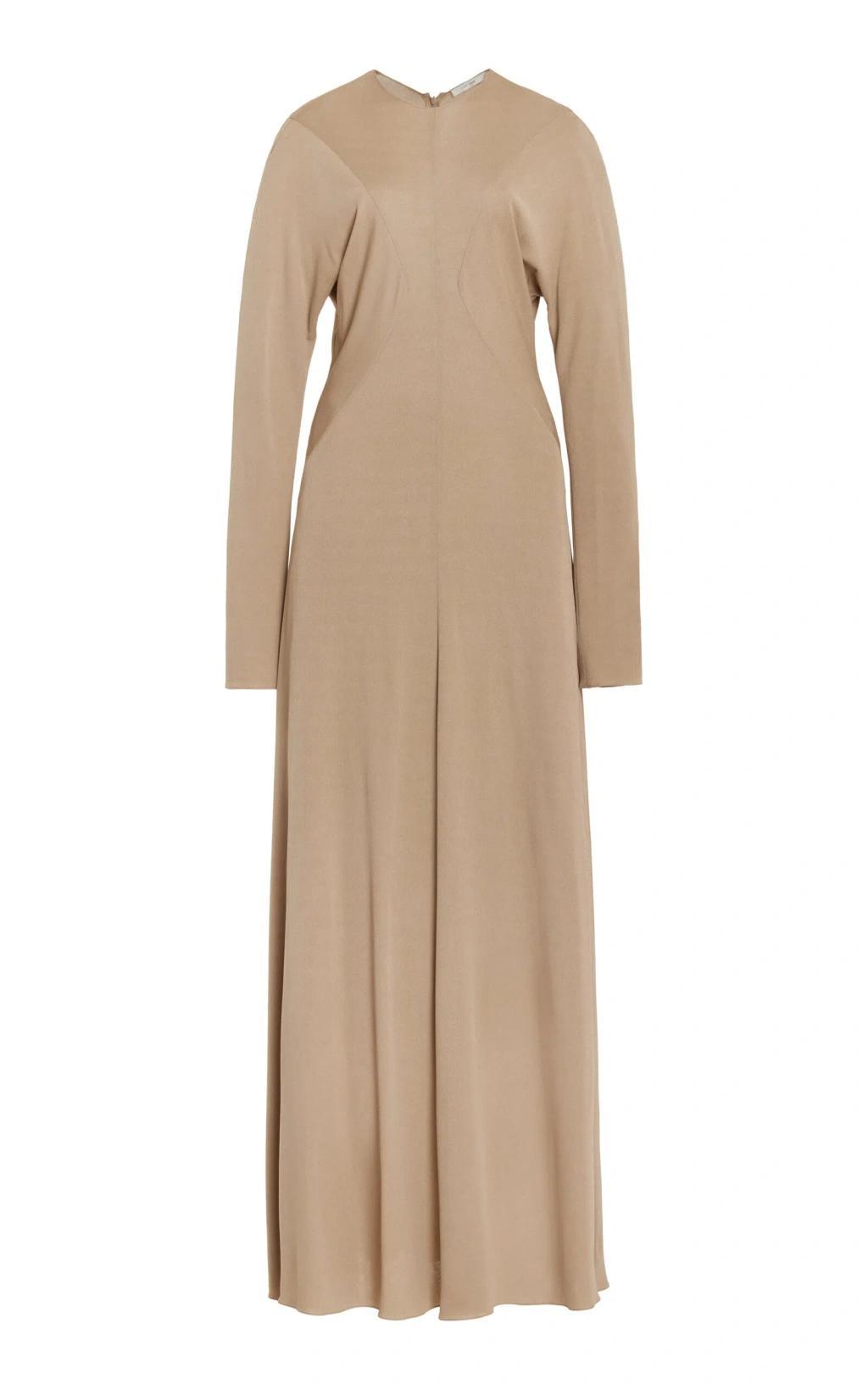 Venusia Paneled Maxi Dress In Light Wood Product Image