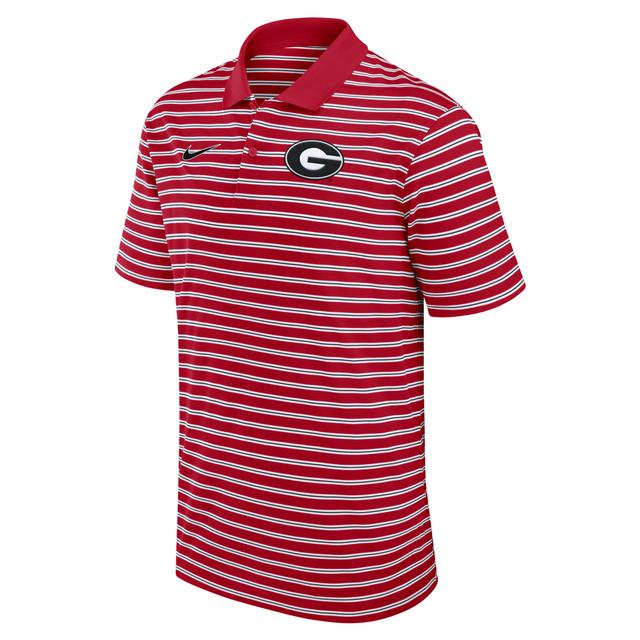 Georgia Bulldogs Primetime Victory Striped Nike Mens Dri-FIT College Polo Product Image