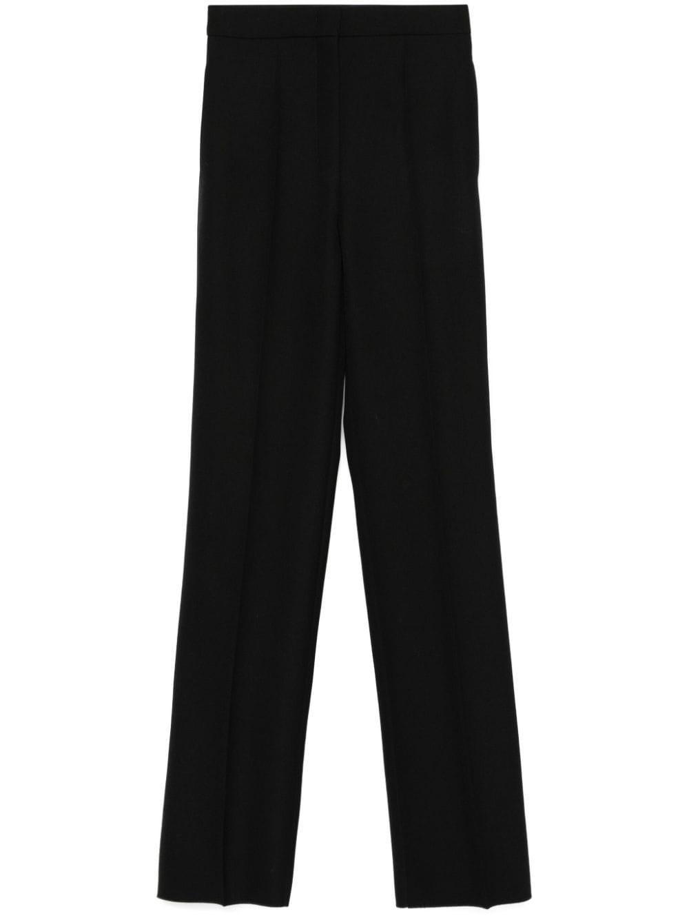 MAX MARA Virgin Wool Trousers In Black Product Image