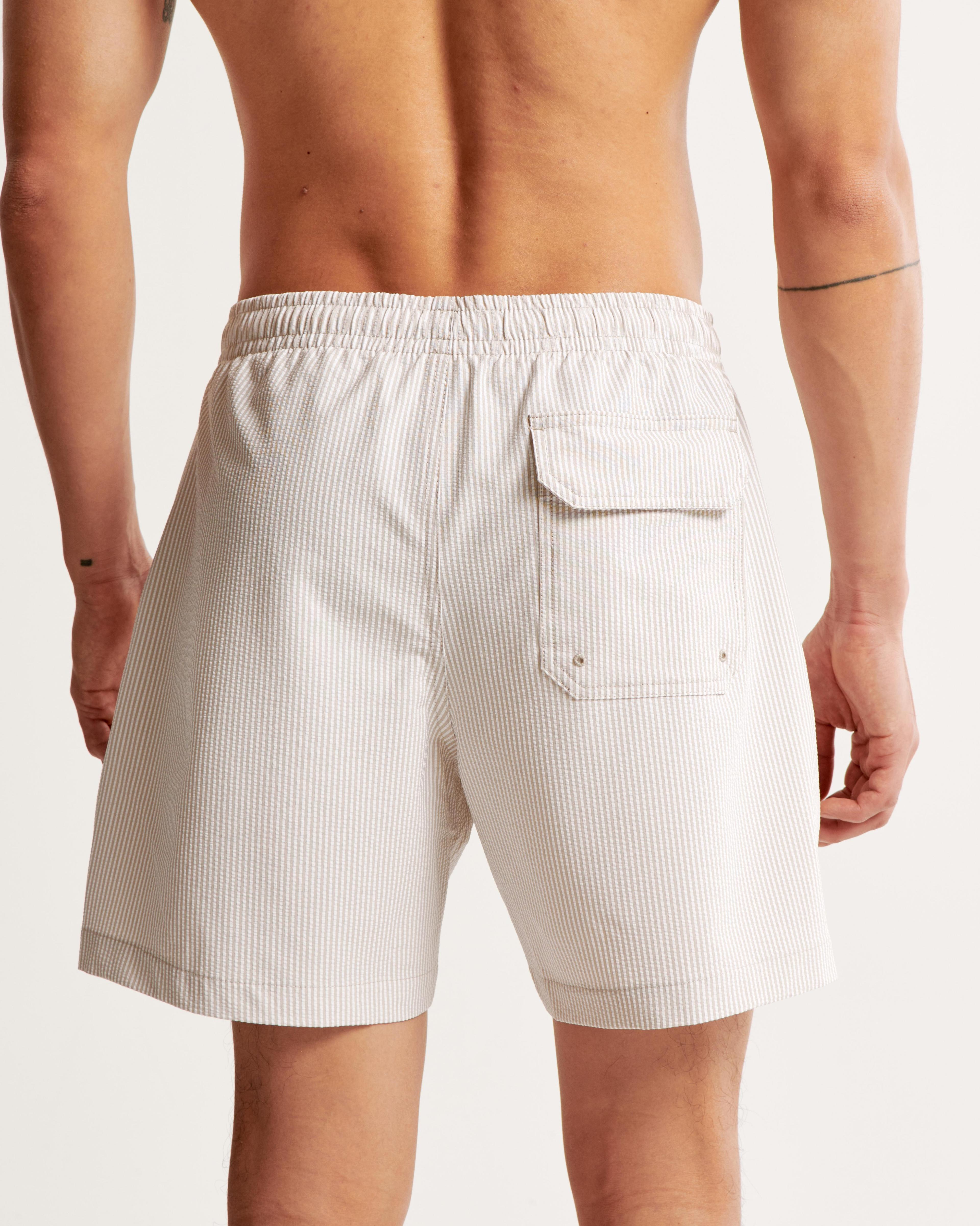 Pull-On Seersucker Swim Trunk Product Image