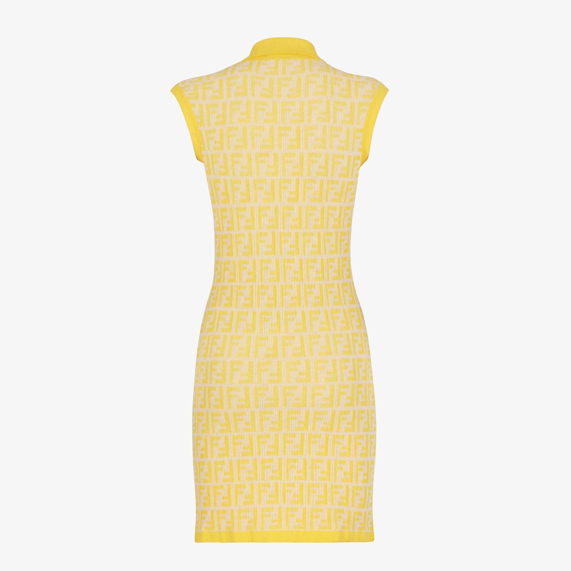 DressGolden yellow FF cotton dress Product Image