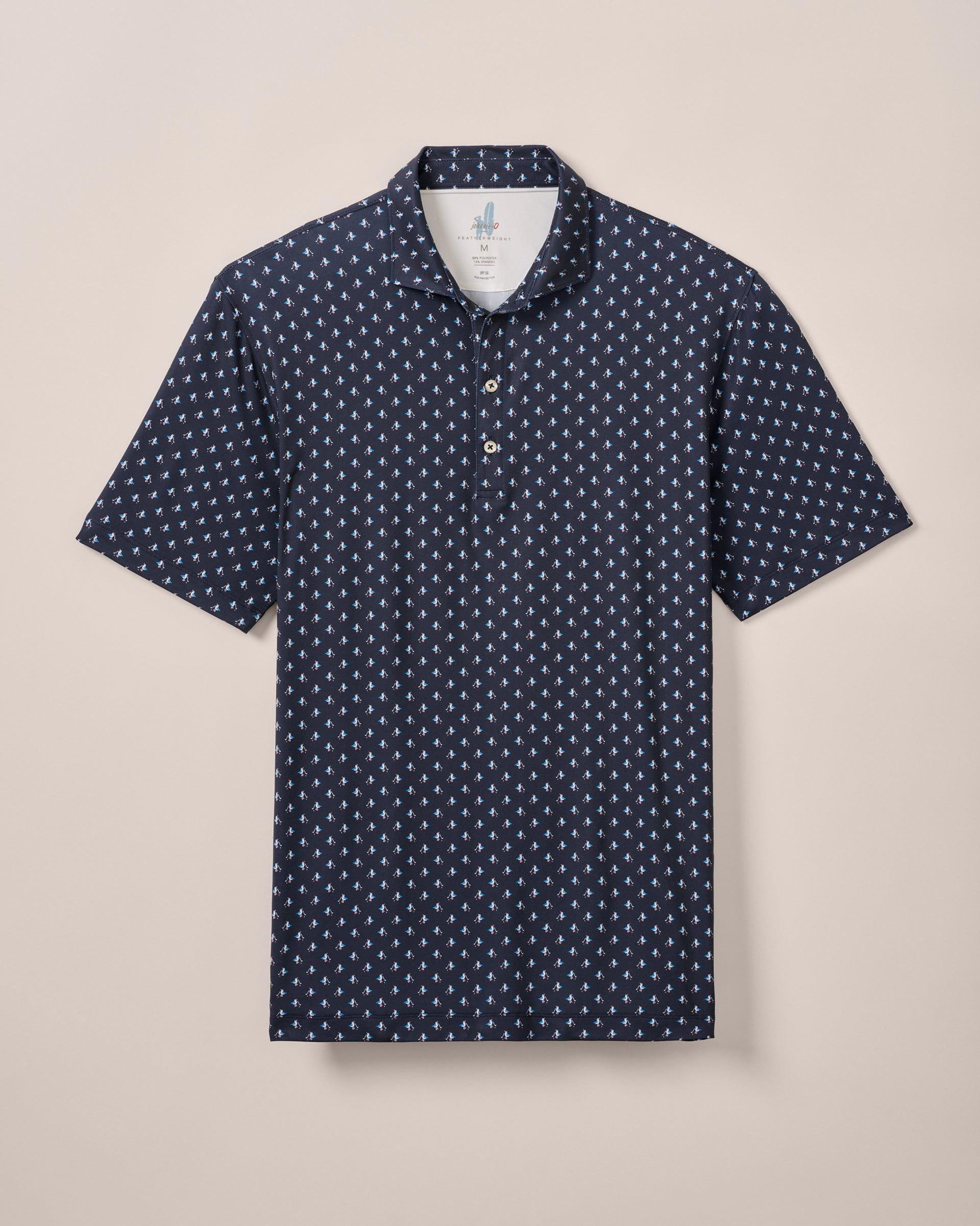 Performance Featherweight Polo - For the Birdies Print Male Product Image