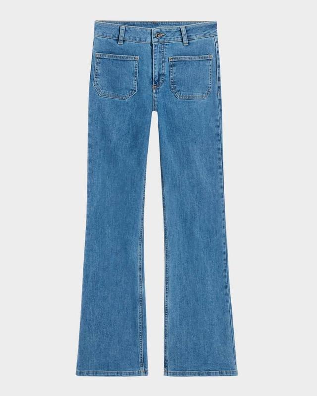 High-Rise Denim Jeans Product Image