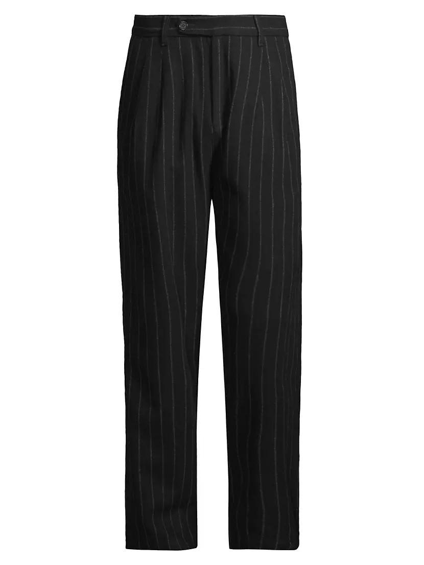 Mens Strallo2 Pinstriped Wool Trousers Product Image