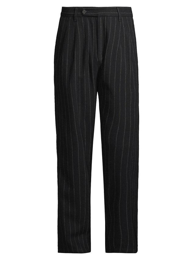 Massimo Alba Strall02 Pinstripe Double Pleat Wool Pants Product Image