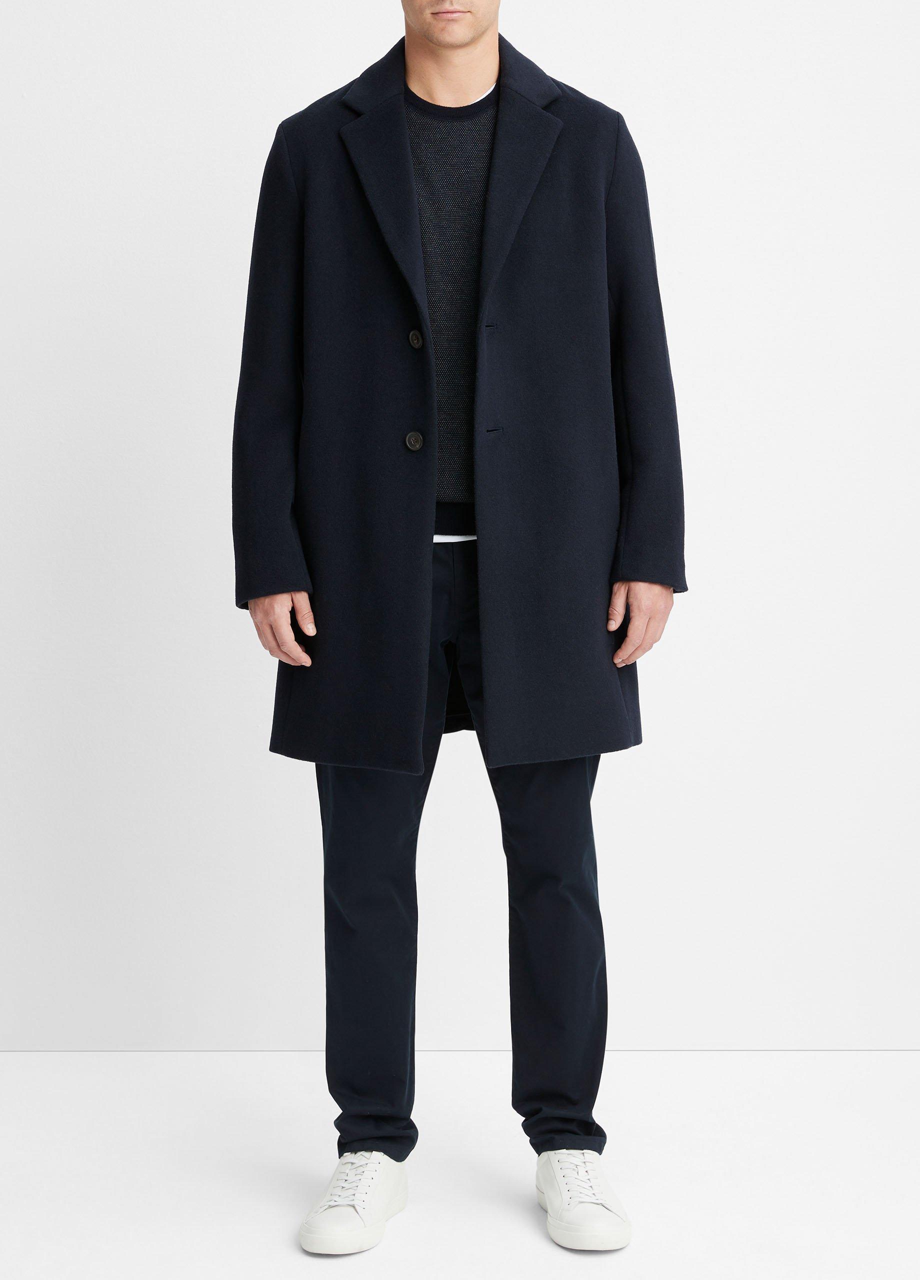 Classic Wool-Blend Coat Product Image