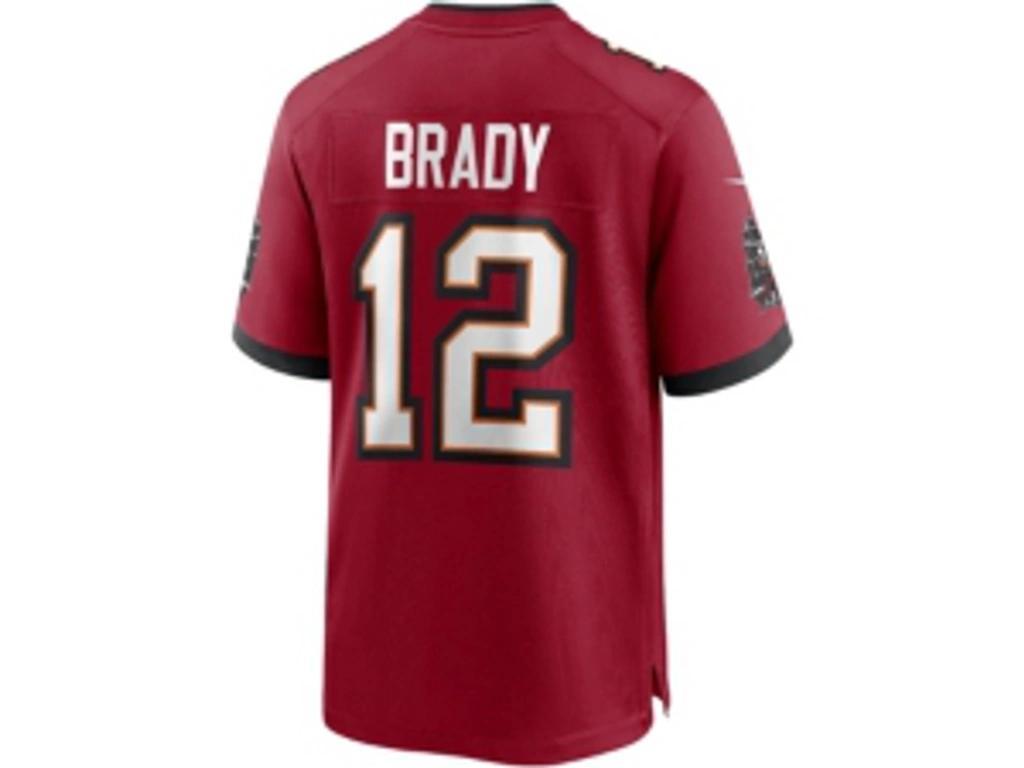 NIKE Tampa Bay Buccaneers Men's Pride Name And Number Wordmark 3.0 Player T-shirt Tom Brady In Red Product Image