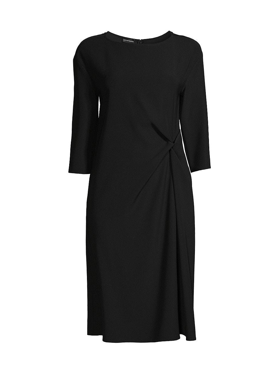 Womens Side-Twist Shift Dress Product Image