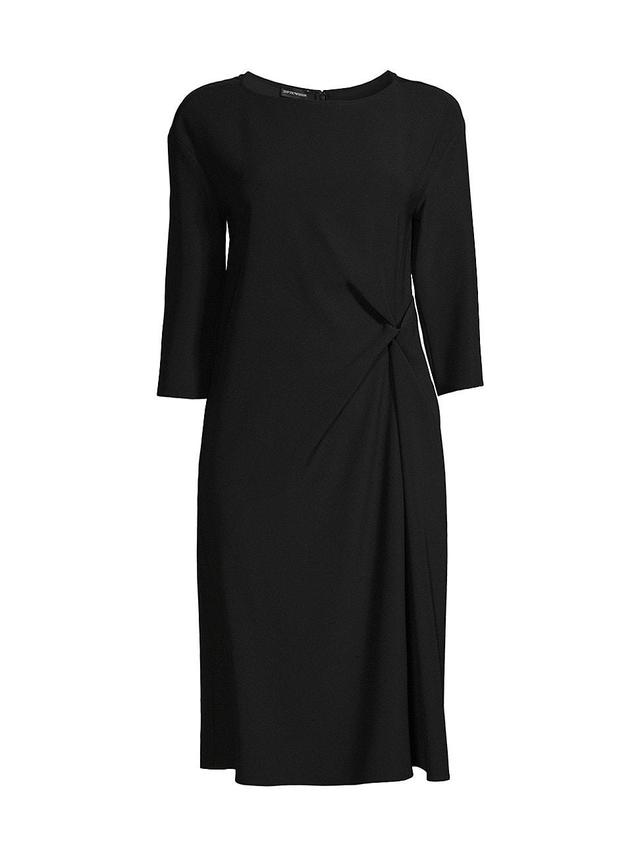 Womens Side-Twist Shift Dress Product Image