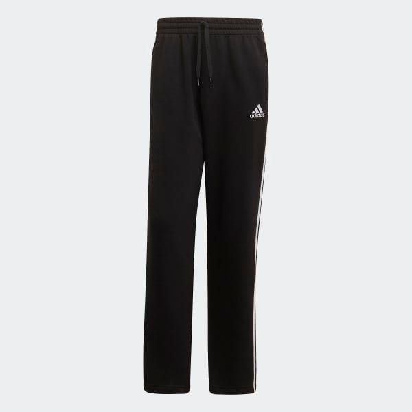 Essentials Fleece Open Hem 3-Stripes Pants Product Image