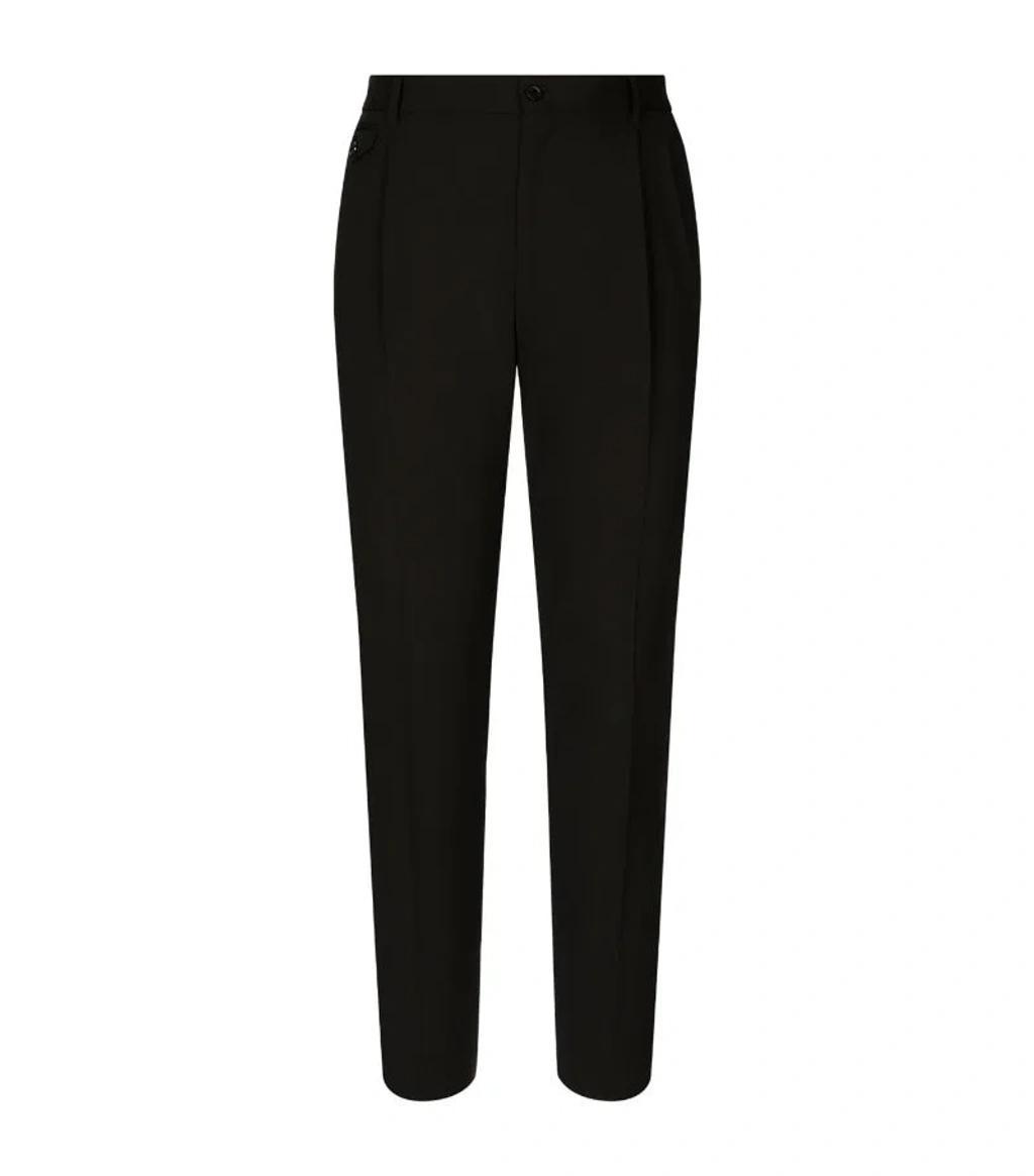 Stretch-wool Trousers In Multi Product Image