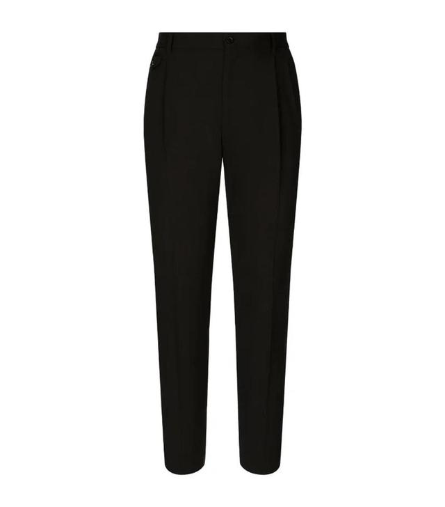 Stretch-wool Trousers In Multi Product Image