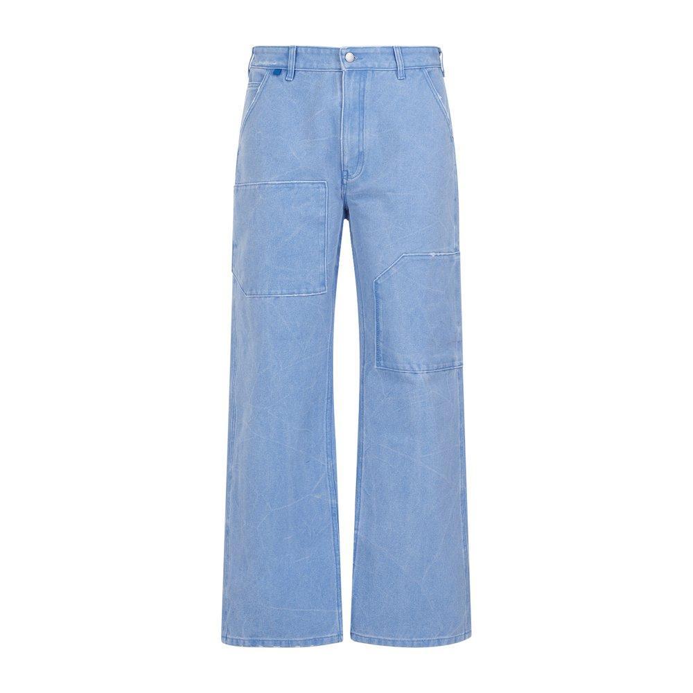 ACNE STUDIOS Distress Detailed Wide In Blue Product Image