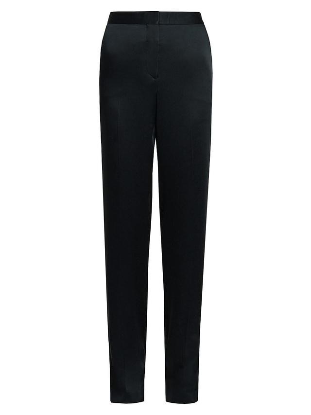 Womens High-Rise Straight-Leg Pants Product Image