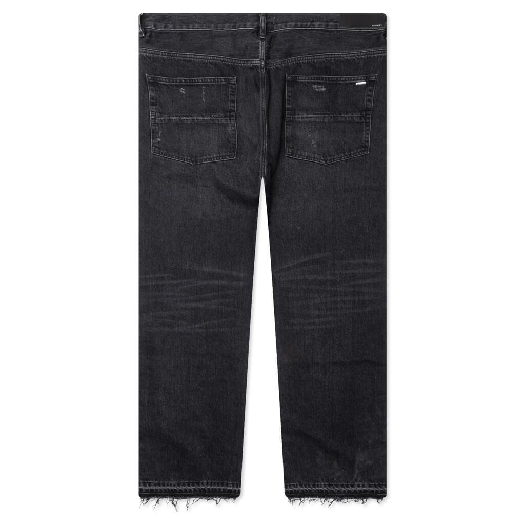 Boys Dark Wash Logo Plaque Jeans Product Image