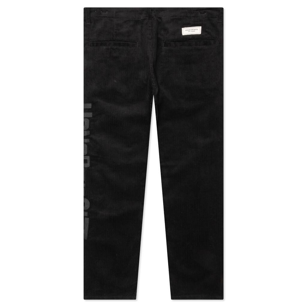 Corduroy Trouser Pant - Black Male Product Image