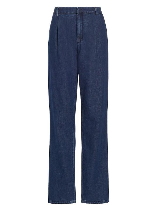 Womens Maggie Denim Straight-Leg Jeans Product Image