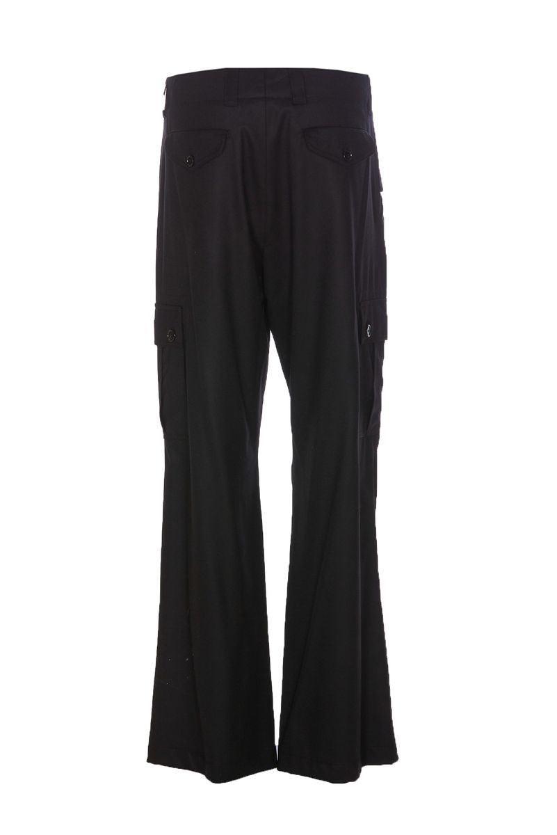 Straight Leg Cargo Trousers In Negro Product Image