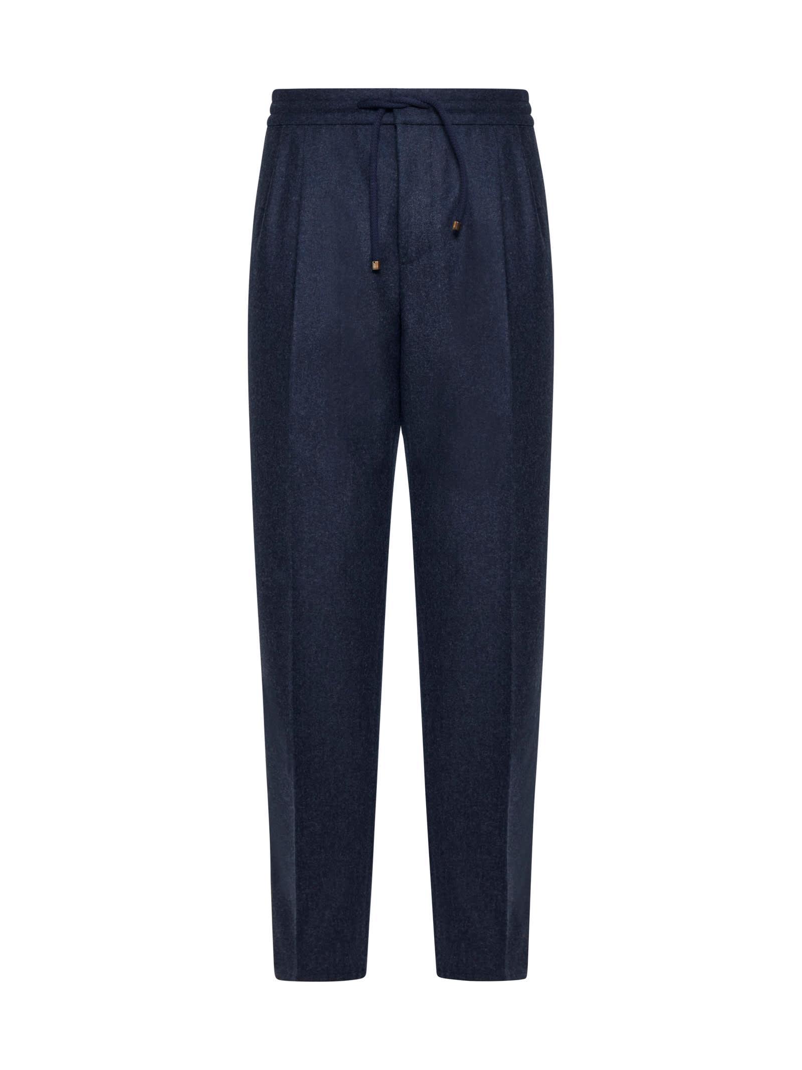 Pleated Trousers In Black Product Image