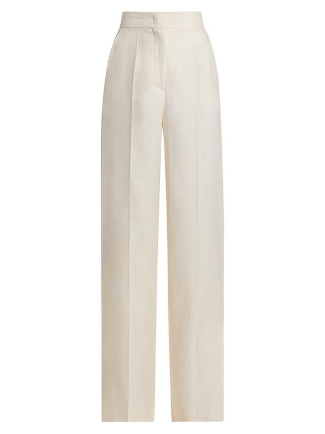 Womens Hangar Linen Wide-Leg Trousers Product Image