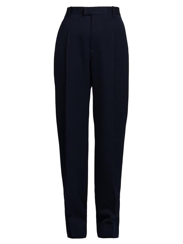 Womens Sartorial Grain-De-Poudre Trousers Product Image