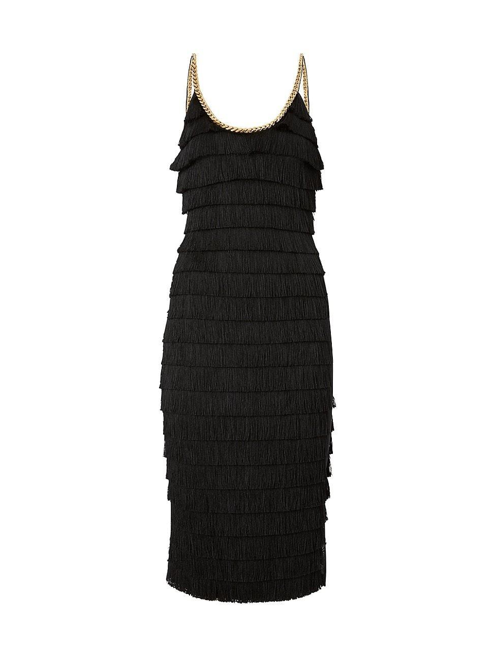 Womens Melina Fringe Chain Dress Product Image