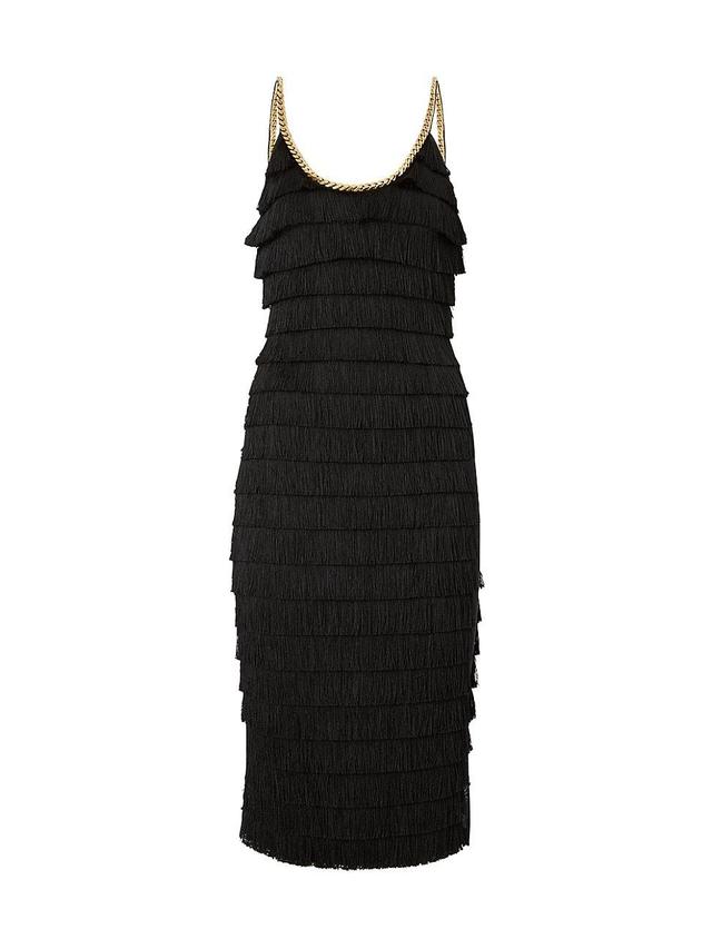 Womens Melina Fringe Chain Dress Product Image