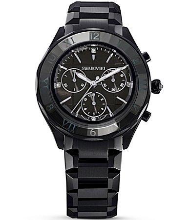 Swarovski Womens Dextera Analog Black Chronograph Bracelet Watch Product Image