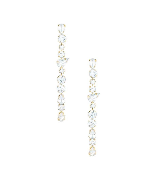 Ettika Crystal Linear Drop Earrings Product Image