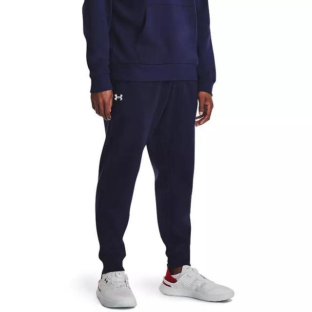 Mens Under Armour Rival Fleece Joggers Red Product Image