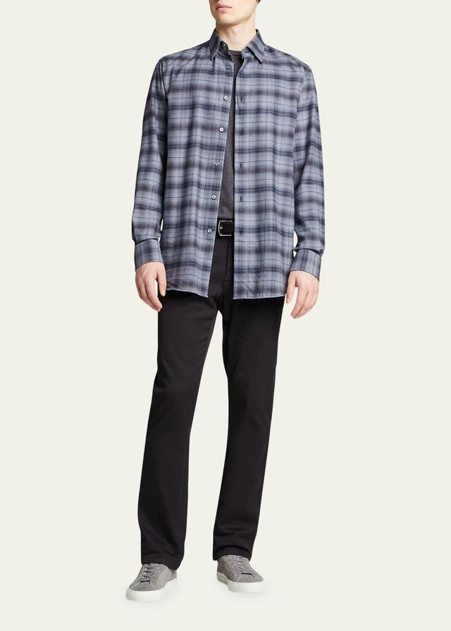 Mens Plaid Sport Shirt Product Image