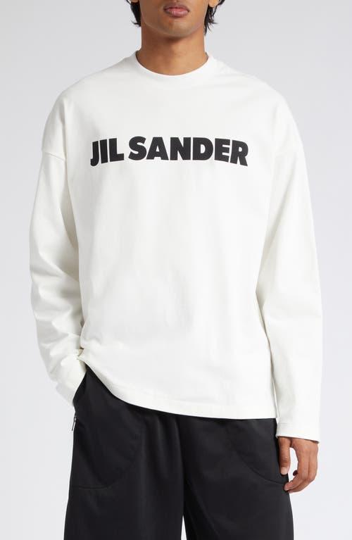 Jil Sander Logo Long Sleeve Graphic T-Shirt Product Image