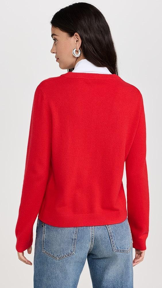 alice + olivia Denby Woven Collar Pullover | Shopbop Product Image