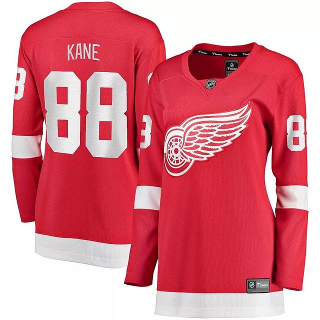 Womens Fanatics Branded Patrick Kane Detroit Wings Home Breakaway Player Jersey Product Image