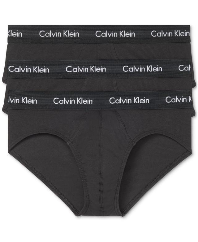 Calvin Klein Mens 3-Pack Cotton Stretch Briefs Underwear Product Image