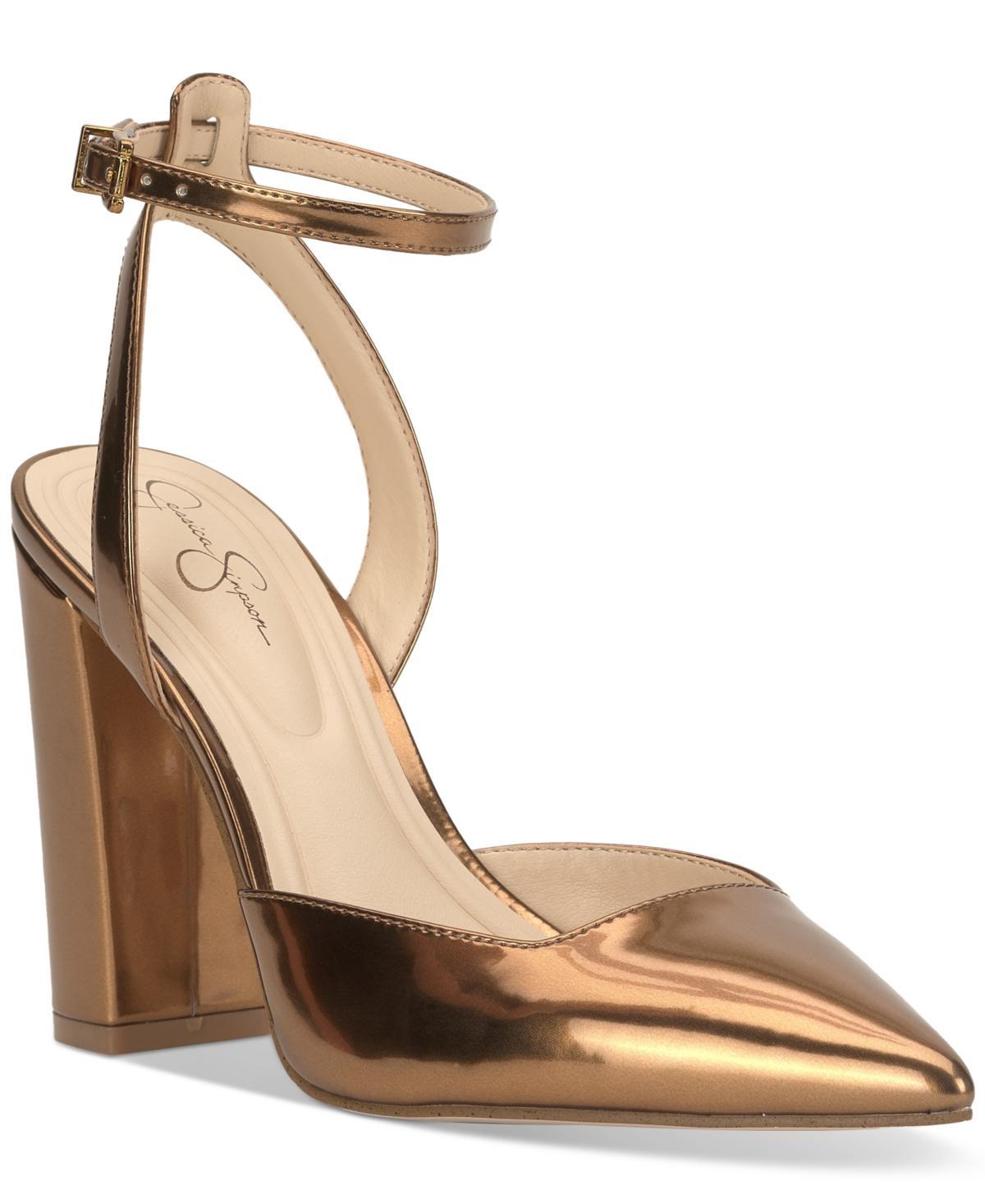 Jessica Simpson Nazela Pointed Toe Ankle Strap Pump Product Image