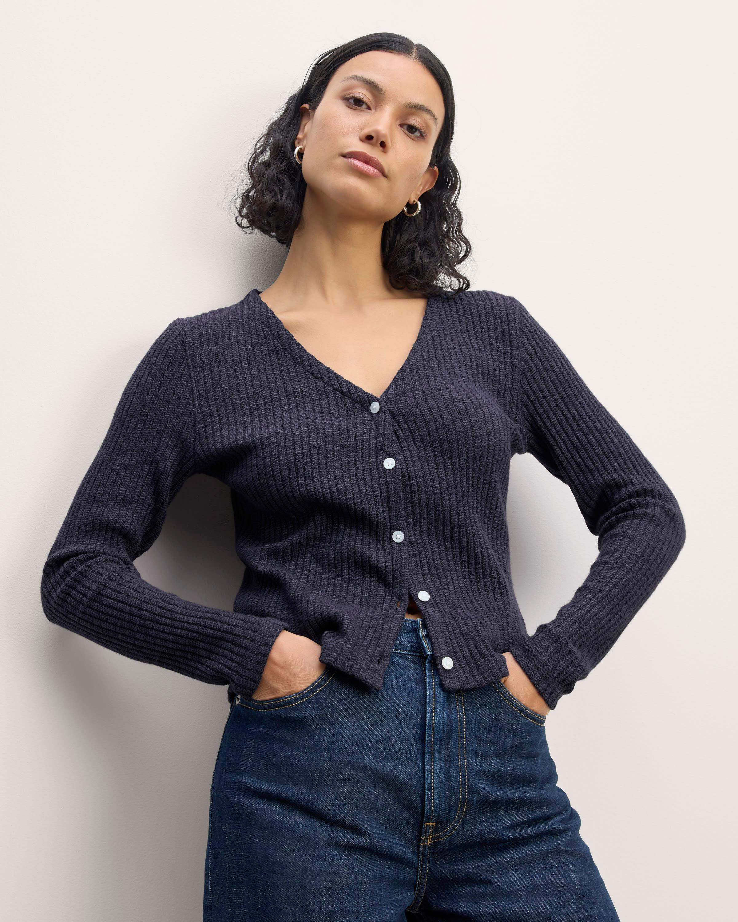 Womens Cozy Rib Cardigan by Everlane Product Image