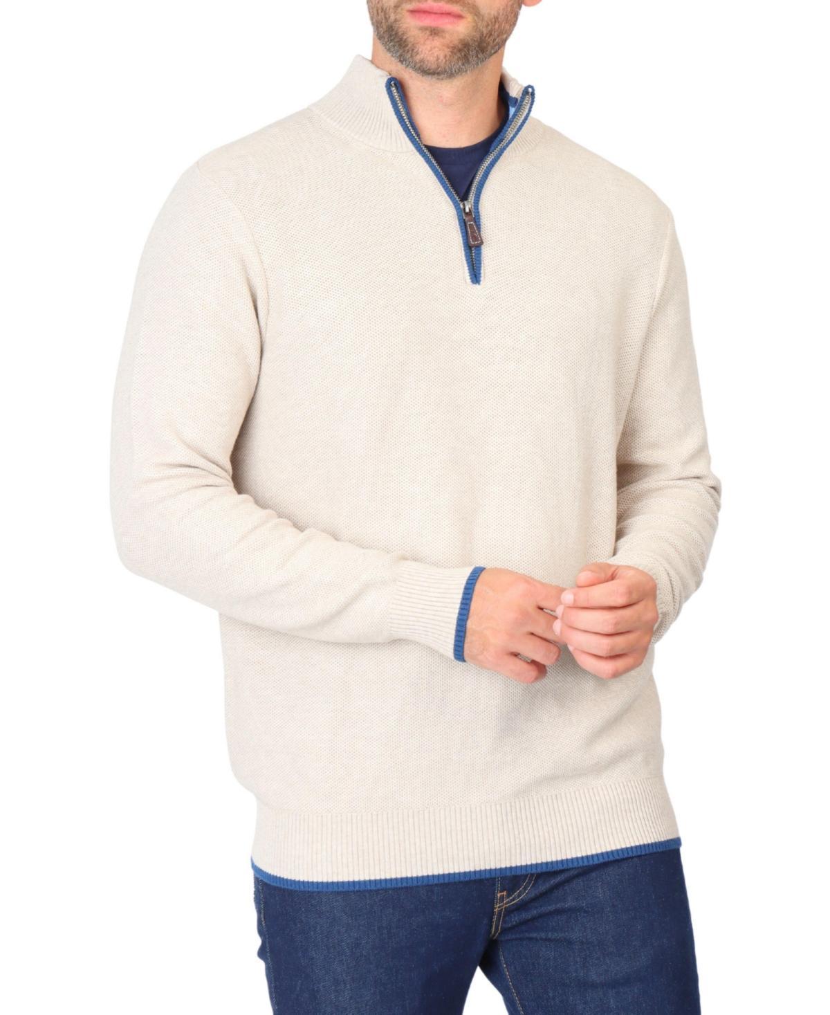 Tailorbyrd Mens Waffle Quarter Zip Product Image