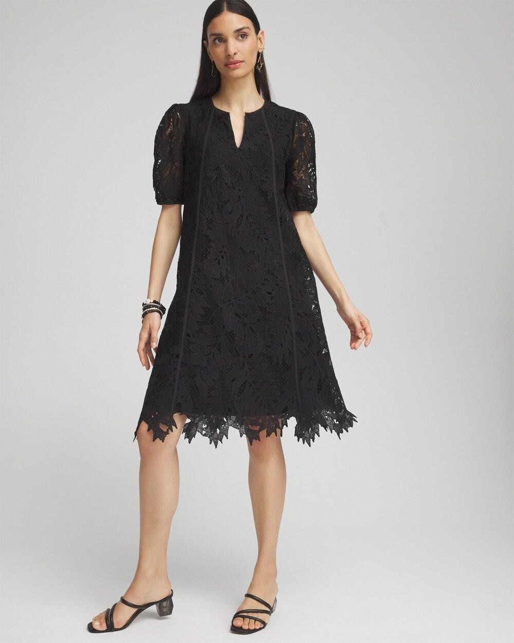 Women's Lace Leaf Dress Product Image