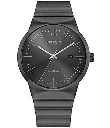 Citizen Mens Axiom Three Hand Grey Stainless Steel Bracelet Watch Product Image